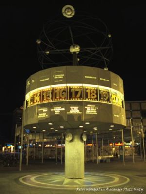 Berlin Reloj Mundial Alexanderplatz